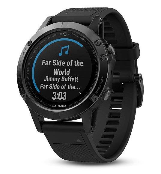 fenix 5 black sapphire with black band