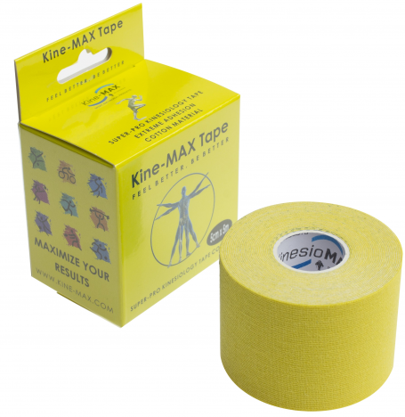 KINEMAX SUPERPRO COTTON TAPE žlutá 5 m