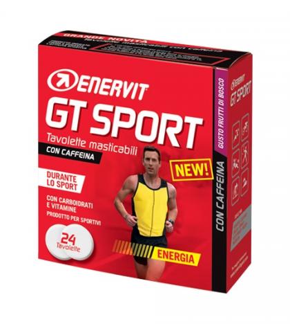 ENERVIT GT SPORT s kofeinem lesní ovoce 24 tablet