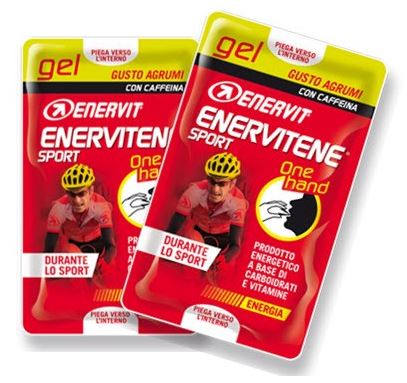 ENERVIT ENERVITENE SPORT GEL One Hand citrus kofein 2x 12,5 ml