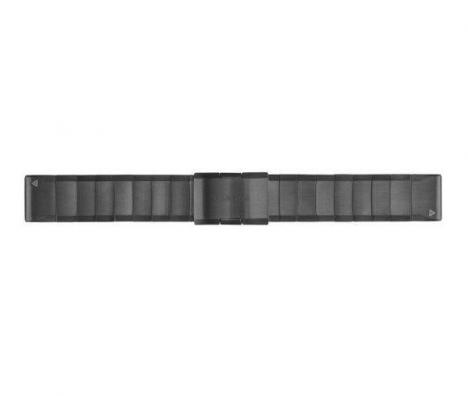 GARMIN řemínek pro fenix5/Forerunner 935 - QuickFit 22, kovový, šedý