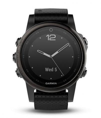 GARMIN FENIX 5S Sapphire Black Optic, Black band