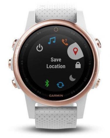 GARMIN FENIX 5S Sapphire Rose Gold Optic, White band