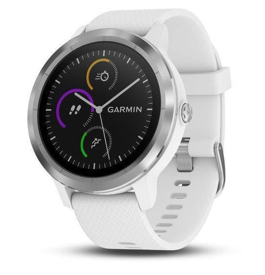 GARMIN VIVOACTIVE 3 Optic Silver White band Sporticus