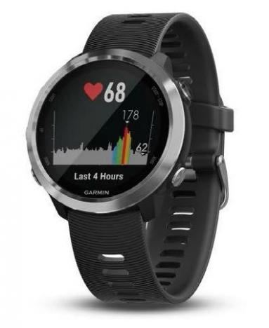 GARMIN FORERUNNER 645 Music Steel, Black band