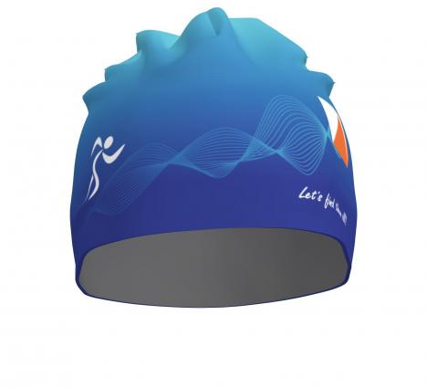 SPORTICUS Bi-Elastic Thermo Cap Blue design Sporticus