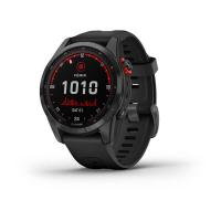 GARMIN FENIX 7S PRO Solar Gray/Black Silicone Band 