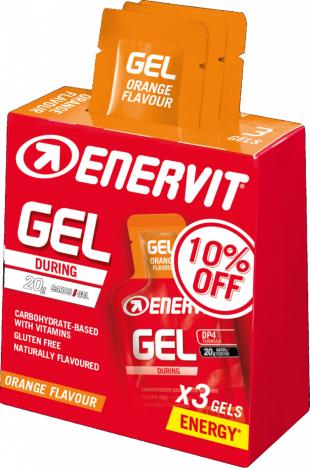 ENERVIT GEL pomeranč 3x 25 ml