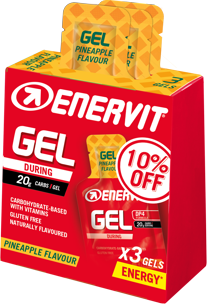ENERVIT GEL ananas 3x 25 ml 