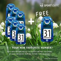 SPORTIDENT BSF9 7 ks (6+1 zdarma)