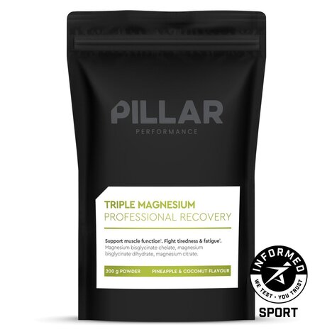 PILLAR PERFORMANCE TRIPLE MAGNESIUM POUCH Pineapple Coconut 200 g