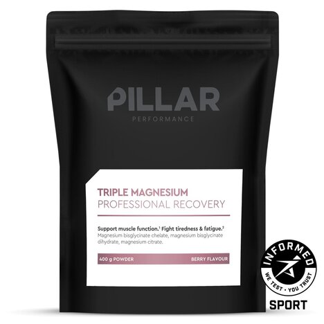 PILLAR PERFORMANCE TRIPLE MAGNESIUM VALUE PACK Berry 400 g
