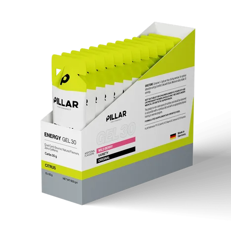 PILLAR PERFORMANCE GEL 30 VALUE BOX Citrus 12 x 50 ml