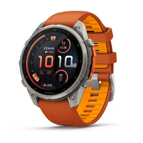 GARMIN FENIX 9 PRO INREACH 47mm AMOLED Titanium / Orange Band 010-04336-01