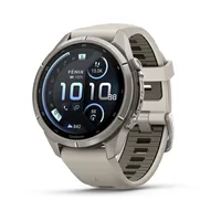 GARMIN FENIX 9 PRO INREACH 43mm AMOLED Titanium / Gray Sandstone Band 010-04335-81