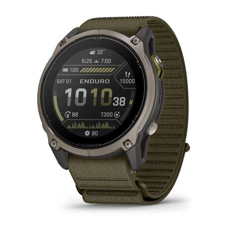 GARMIN ENDURO 4 / ComfortFit Olive Band 010-04799-01