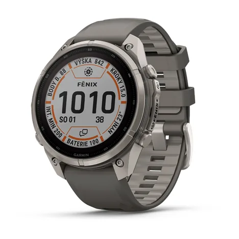 GARMIN FENIX 9 PRO INREACH 47mm SOLAR Titanium / Gray Band 010-04338-01